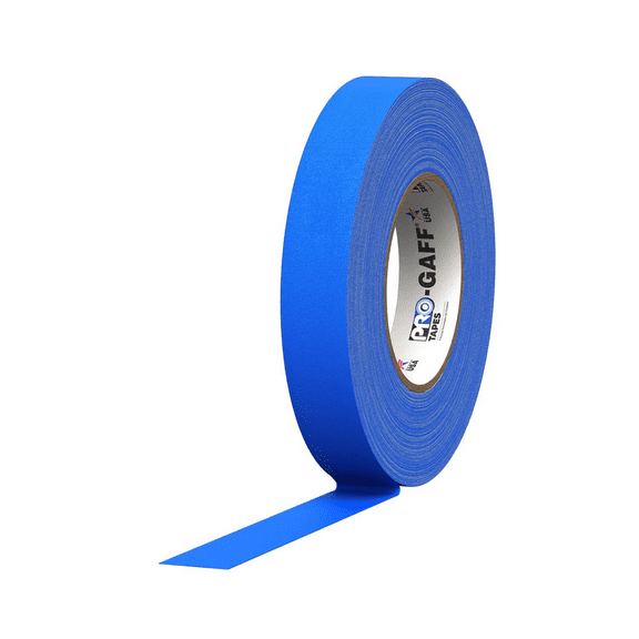 Pro Tapes Pro-Gaff Gaffers Tape: 1 in x 55 yds. (Electric Blue)