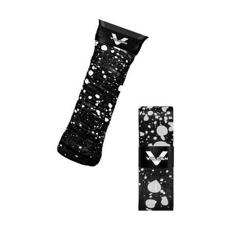 Vulcan Max Cool Pickleball Overgrip 3pk. / White Splatter