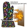 thumbnail image 5 of Gaeub Colorful Lizards Print Oven Mitts and Pot Holders Sets of 2,Heat Resistant Pad,Cooking Gloves, for Baking BBQ Home Decor, 5 of 7