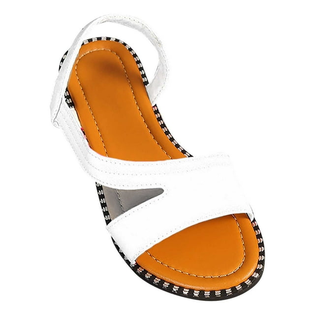 Amzcrzy Zapatos de mujer,Zapatos de mujer,Zapatillas de mujer, Sandalias planas casuales de moda de verano para mujer, chanclas Sandalias Mujer Zapatillas De Casa