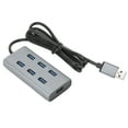 thumbnail image 3 of USB Station,USB 3.0 Hub 7 USB Docking Station Port USB Adapter High-Intensity Output, 3 of 7