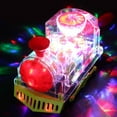Rirool Musical Gear Toy Train For Kids Transparent Electric Rotating rirool-musical-gear-toy-train-for-kids-transparent-electric-rotating