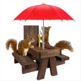 thumbnail image 1 of Comedero de Madera para Ardillas, Mesa de Comedor para Pájaros y Mascotas, Banco, Mesa de Alimentación Colgante, Mini Adornos con Forma de Paraguas, 1 of 5