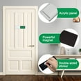 thumbnail image 5 of Silver Magnetic Slider Sign, Clear Reminder for Office Use, 3Pcs, 5 of 8