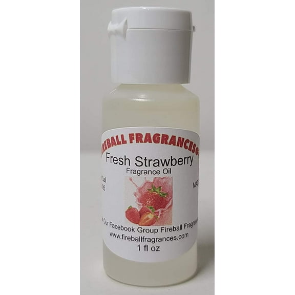 Fresh Strawberry Scented Oil by Fireball Fragrances - 1 Oz Bottle