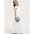 thumbnail image 4 of Sherrylily Kids Girl Bridesmaid Dresses Chiffon Flower Long Party Pageant Gowns Dress, 4 of 5
