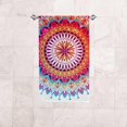 thumbnail image 6 of Coolnut Soft Hand Towels, Set of 2 Towels Round Ornate Mandala Absorbent Washcloths Multipurpose for Bathroom Gym Hotel Spa, 6 of 6