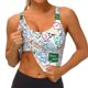 thumbnail image 3 of Balery Back To School Sujetadores deportivos con espalda cruzada para mujer, acolchados, sin costuras, de alto impacto, ideales para yoga, gimnasio, entrenamiento y fitness.-Small, 3 of 8