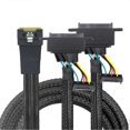 thumbnail image 2 of PCI-E Slimline SAS Inclusive Scoop-Proof Anti-Misplug SFF-8654 8i 74P to SFF-8639 U.2 + 15P with Right Left Screw Holes, 2 of 5