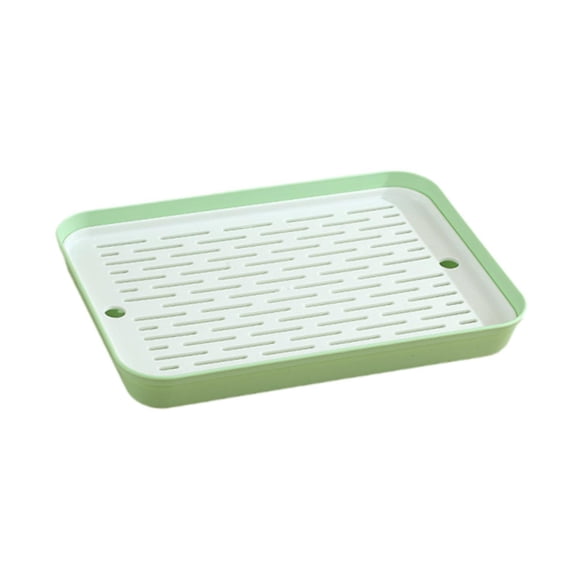 Arenero para conejos, caja de para jaula, bandeja sanitaria antisalpicaduras, accesorios para jaula, bandeja para orinal, para chinchillas y Verde