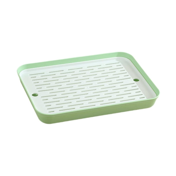 Arenero para conejos, caja de para jaula, bandeja sanitaria antisalpicaduras, accesorios para jaula, bandeja para orinal, para chinchillas y Verde