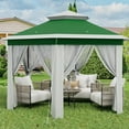 thumbnail image 7 of 13'x13' Pop Up Gazebo, Hexagonal Outdoor Canopy Tent, [Sturdy Metal Frame] Instant Pop Up Tent with Mesh Netting, Waterproof & UV-Resistant Outdoor Gazebo for Backyard, Patio, Deck, Lawn Party, 7 of 7