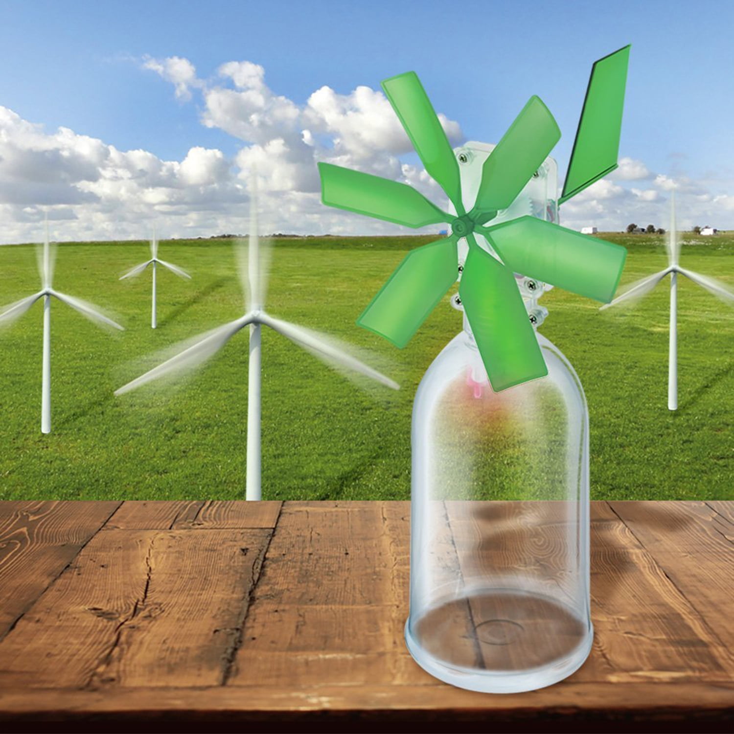Windmill Generator Green Science Project Kit Renewable Energy Kids by Toysmith 