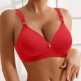 thumbnail image 2 of Push Up Bras for Women V Neck Side Support Lifting Lightweight Wireless Bralettes Everyday Bra, 2 of 9