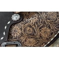 thumbnail image 7 of 15 In Hilason Western Horse Barrel Flex Tree Trail Genuine American Leather Saddle Brown, 7 of 7
