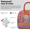thumbnail image 3 of Obrewu Pioneer Flower Lunch Bag for Adult, Insulated, Leakproof, Oxford Cloth, 3 of 7