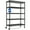 Black, variant on Prilinex 4-Tier Wire Shelf, 55.5"W x 24"D x 76"H Storage Shelves, Heavy Duty Garage Shelving, Adjustable Metal Shelving Unit for Kitchen&Pantry, Chrome