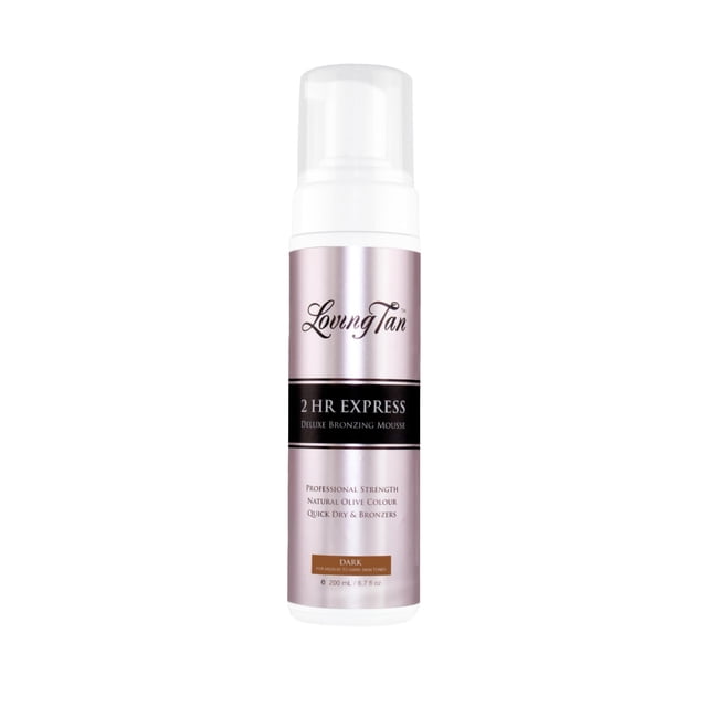 Mousse exprés Sunless Tanner Loving Tan 2 HR, 200 ml, color oscuro