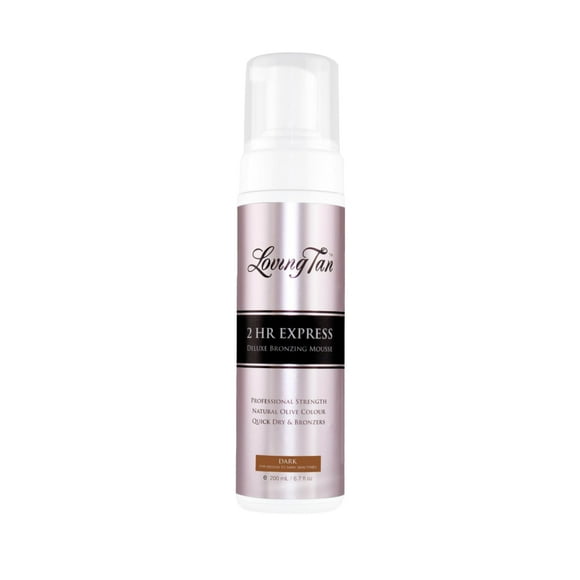 Mousse exprés Sunless Tanner Loving Tan 2 HR, 200 ml, color oscuro