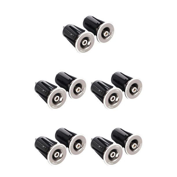 Advancent 1 par de tapas de manillar MTB, empuñaduras de aleación de aluminio para bicicleta de carretera, tapones para manillar de bicicleta de montaña Type8 NO8 Advancent CBP100751