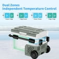 thumbnail image 2 of Alpicool Car Refrigerator 52 qt Portable Fridge, Independent Control Portable Refrigerator Dual Zone with APP, 12V Refrigerator Rapid Cooling -4℉ to 68℉ RV Fridge Electric Cooler for Outdoor, 2 of 18
