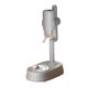 thumbnail image 4 of Dispensador de agua estancada para mascotas Alimentador automático de alimentos desmontable para mascotas, tazón de comida para gris, 4 of 9