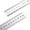 40cm, variant on Math Drawing Ruler Stainless Steel Ruler with Inches Centimeters Scale Geometry Drafting Ruler for Engineering Measuring