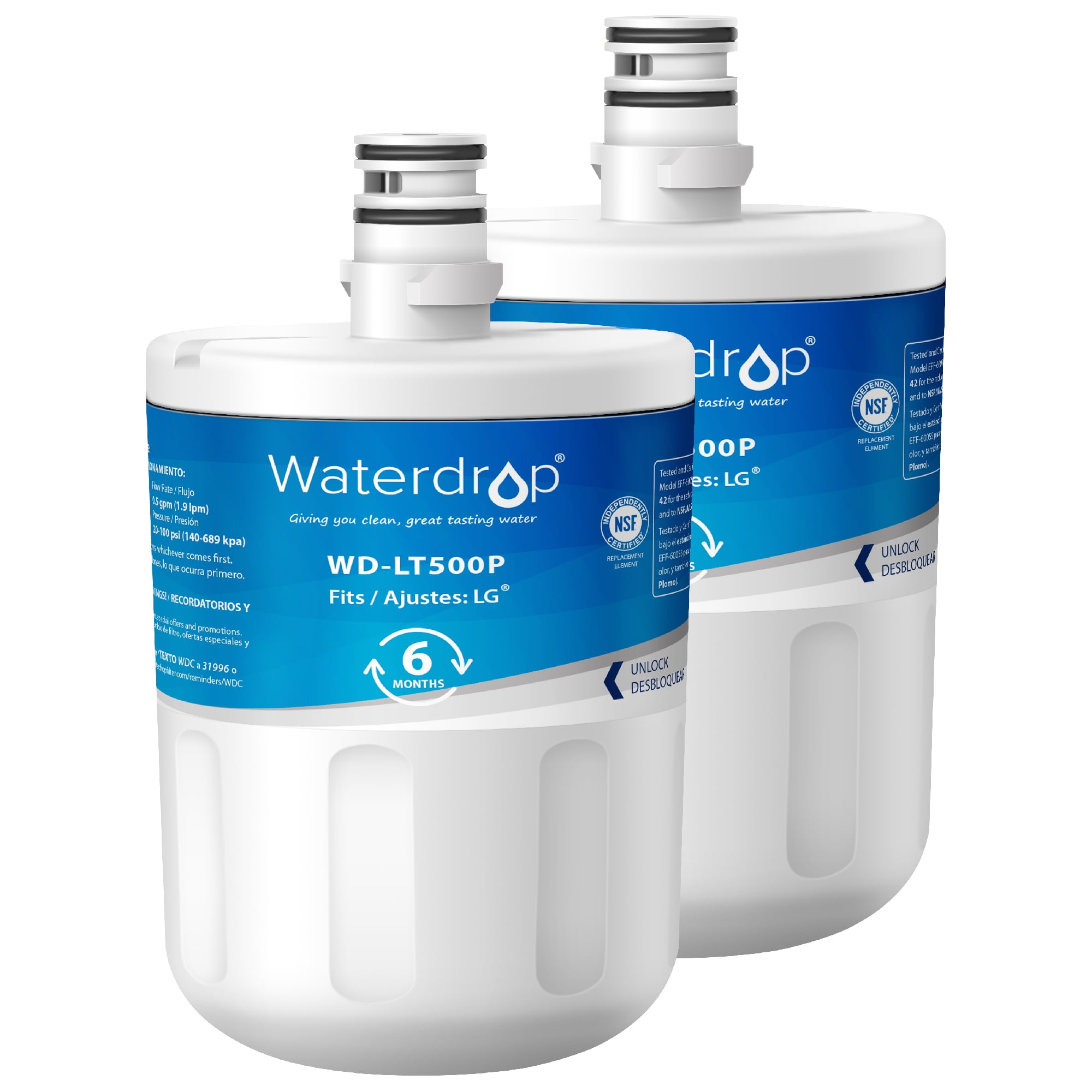 WF-NLC240V Compatible Refrigerator Water and Ice Filter 1 Pack