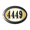 thumbnail image 1 of 15 in. Edgewood Oval Do It Yourself Kit Lighted Address Plaque in Pewter Frame Color, 1 of 1