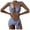Gray, variant on Women's Bikini Set, Triangle Top and Shorts, Three Piece Bathing Suit for Beach and Pool Fun with Friends
