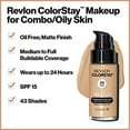 thumbnail image 3 of Revlon ColorStay Liquid Foundation For Combination/oily Skin, SPF 15 Ivory, 1 Fl Oz - Packaging  may vary, 3 of 3