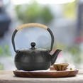 thumbnail image 1 of Gupbes Cast Iron Teapot,0.8L Japanese Style Silver Tortoise Shell Uncoated Durable Tea Kettle With Stainless Steel Infuser For Loose Leaf Tea,Teabags,for Ornament,gift,collection (Anti Rust), 1 of 8