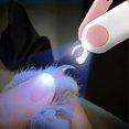 thumbnail image 1 of Cortaú?as profesional para mascotas con luz LED que puede iluminar el sangrado LingWen 8390612712807, 1 of 1