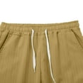 thumbnail image 4 of Aursykel Casual Cargo Shorts for Mens Lightweight Comfy Short Pant with Elastic Drawstring Waist Summer Loose Pants, 4 of 6
