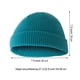 thumbnail image 4 of Gorro de lana Qarigey sin borde azul malaquita, 4 of 6
