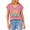 3-Rose Red, variant on Giffimy Women's Yellow Dot Border Cross Mountain Print V-Neck Sleeveless T-Shirt S-5XL Daily Tank Top