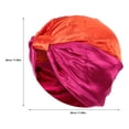 thumbnail image 2 of OATIPHO 3pcs Satin Bonnet for Women in Double-layer Style for Makeup Use, 2 of 5
