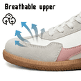 thumbnail image 6 of Qaltryn Casual Low-Top Sneakers for Women Lightweight Fashion Retro Sneakers Walking Shoes with Memory Foam Non Slip Womens Sneakers with Anti Slip Sole for Tennis & Daily Walking, 6 of 8