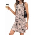 thumbnail image 3 of Dresses for Women Crewneck Sleeveless Tank Dress Summer Boho Vacation Clothes Print S, 3 of 9