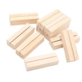 thumbnail image 3 of Wooden Table Numbers Holder 10 Pack - Clip Place Business Postcard Photo Picture Message Stand for Desk Tabletop Home Party Wedding , Rectangular, 3 of 8