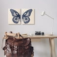 thumbnail image 2 of Stupell Industries Intricate Butterfly Wings Detail Bold Insect Drawing Graphic Art Gallery Wrapped Canvas Print Wall Art, Set of 2, Design by Caroline Alfreds, 2 of 5
