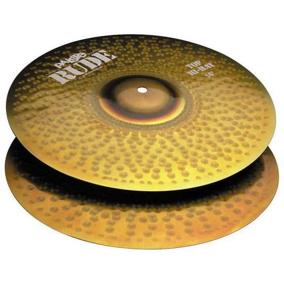 Paiste 1128214 14 Inch Rude Series Bottom Hi-Hat Cymbal With Lively Intensity