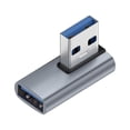 thumbnail image 1 of stanreset Female Data Converter Right-Angle Elbow Universal OTG Adapter Charging Converters for U Disk Card Reader Keyboard Blue, 1 of 6