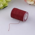 thumbnail image 2 of 130M 0 . 5mm Round ed Thread String Leather Sewing - Deep Red, 2 of 8