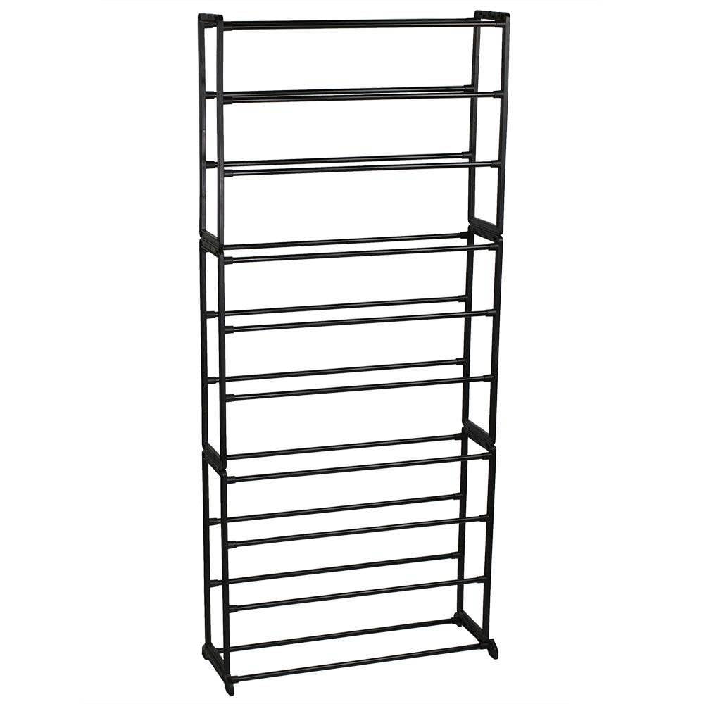 Sunbeam 30Pair Shoe Rack, Black