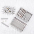 thumbnail image 3 of Bandejas organizadoras de joyas ProCase, apilables, 6 capas, color gris, 3 of 8
