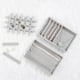thumbnail image 3 of Bandejas organizadoras de joyas ProCase, apilables, 6 capas, color gris, 3 of 8