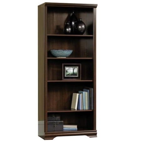 Sauder Furniture Ina Estate 5 Shelf Adjule Bookcase Cherry Sauder Furniture Ina Estate 5 Shelf Adjule Bookcase Cherry 411897 Com