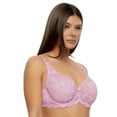 thumbnail image 2 of Felina - Paramour Peridot Lace Full Coverage Unlined Bra for Women, 2 of 3