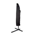 thumbnail image 2 of Patio Umbrella Cover Heavy Duty Waterproof UV Resistant Protective Sleeve With Zipper & Rod | Fits Cantilever Offset Outdoor Umbrellas | All-Season Black Oxford Fabric 22.4"x18.9"x9.8", 2 of 6